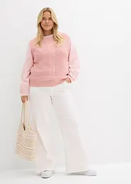 Gilet in maglia di misto cotone, bonprix