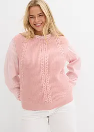 Gilet in maglia di misto cotone, bonprix