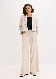 Pantaloni con pinces doppia, bonprix