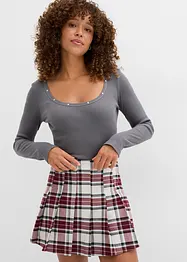 Maglia a costine in puro cotone biologico, bonprix