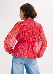 Camicetta di chiffon con fiocco, bonprix