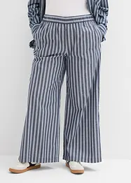 Pantaloni a palazzo in puro cotone, bonprix