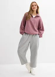 Felpa oversize in cotone biologico, bonprix