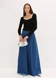 Maglione in filato fine con dettaglio gioiello, bonprix