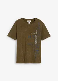 T-shirt in puro cotone biologico con effetto lavato, bonprix