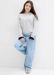 Felpa in puro cotone, bonprix
