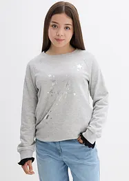 Felpa in puro cotone, bonprix
