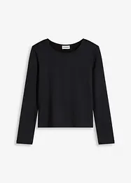 Maglia a maniche lunghe con spalline imbottite, bonprix