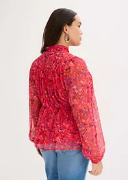 Camicetta di chiffon con fiocco, bonprix
