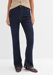 Jeans bootcut, vita alta, bonprix