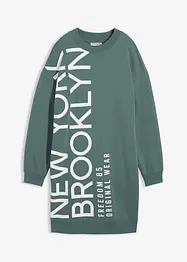 Abito oversize in morbida felpa di misto cotone, bonprix