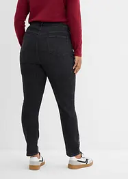 Jeans skinny cropped, vita alta, bonprix