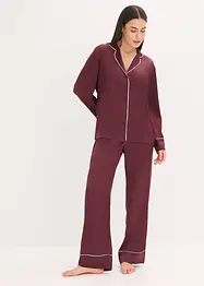 Pigiama in satin lucido, bonprix