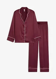 Pigiama in satin lucido, bonprix