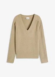 Maglione con scollo a V, bonprix