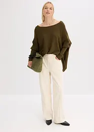 Maglione in filato fine di misto viscosa, bonprix