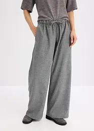 Pantaloni a palazzo in simil lana, bonprix
