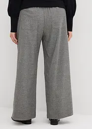 Pantaloni a palazzo in simil lana, bonprix