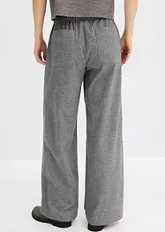 Pantaloni a palazzo in simil lana, bonprix