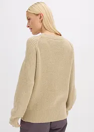Maglione con scollo a V, bonprix