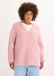 Cardigan in filato grosso di misto lana, bonprix