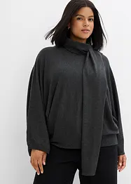 Maglione morbido in filato fine misto viscosa, bonprix