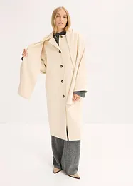 Cappotto oversize in morbido misto viscosa, bonprix