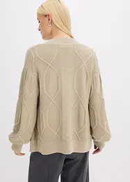 Cardigan a trecce, bonprix
