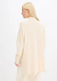 Maglione stile poncho in misto viscosa morbido, bonprix
