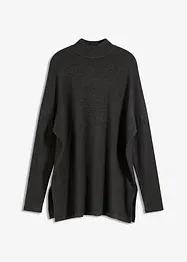 Maglione stile poncho in misto viscosa morbido, bonprix