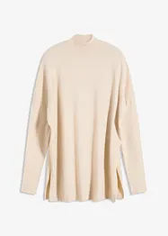 Maglione stile poncho in misto viscosa morbido, bonprix