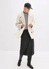 Caban in simil lana, bonprix