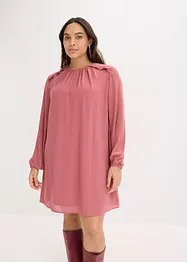 Miniabito in chiffon con ruches, bonprix