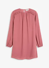Miniabito in chiffon con ruches, bonprix