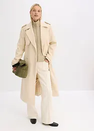 Trench effetto lana, bonprix
