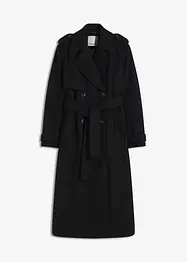 Trench effetto lana, bonprix