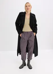 Trench effetto lana, bonprix