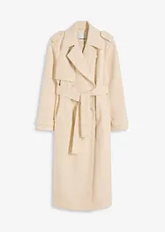 Trench effetto lana, bonprix