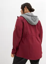 Giacca lunga 2 in 1 in softshell idrorepellente, bonprix