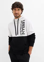 Felpa con cappuccio, slim fit, bonprix