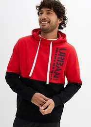 Felpa con cappuccio, slim fit, bonprix