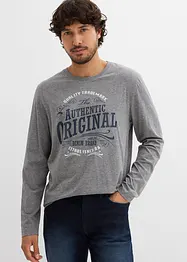 Maglia a maniche lunghe in puro cotone biologico (pacco da 2), bonprix