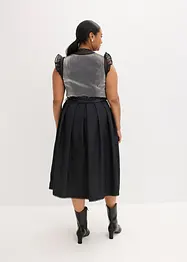 Abito bavarese midi con velluto (set 2 pezzi), bonprix