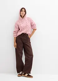 Maglione in filato grosso di misto lana morbido, bonprix