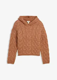 Maglione in filato grosso di misto lana morbido, bonprix