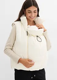 Gilet prémaman double face 4 in 1 con inserto babywearing, bonprix