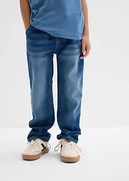 Jeans in felpa con elastico in vita regular fit, straight, bonprix