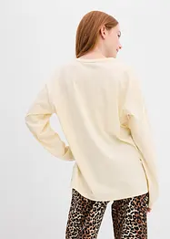 Maglia a maniche lunghe in puro cotone biologico, bonprix