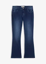 Jeans a zampa, vita bassa, bonprix