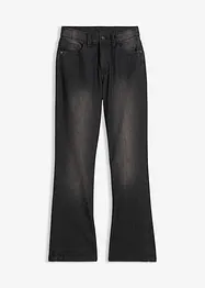 Jeans bootcut, vita media, bonprix